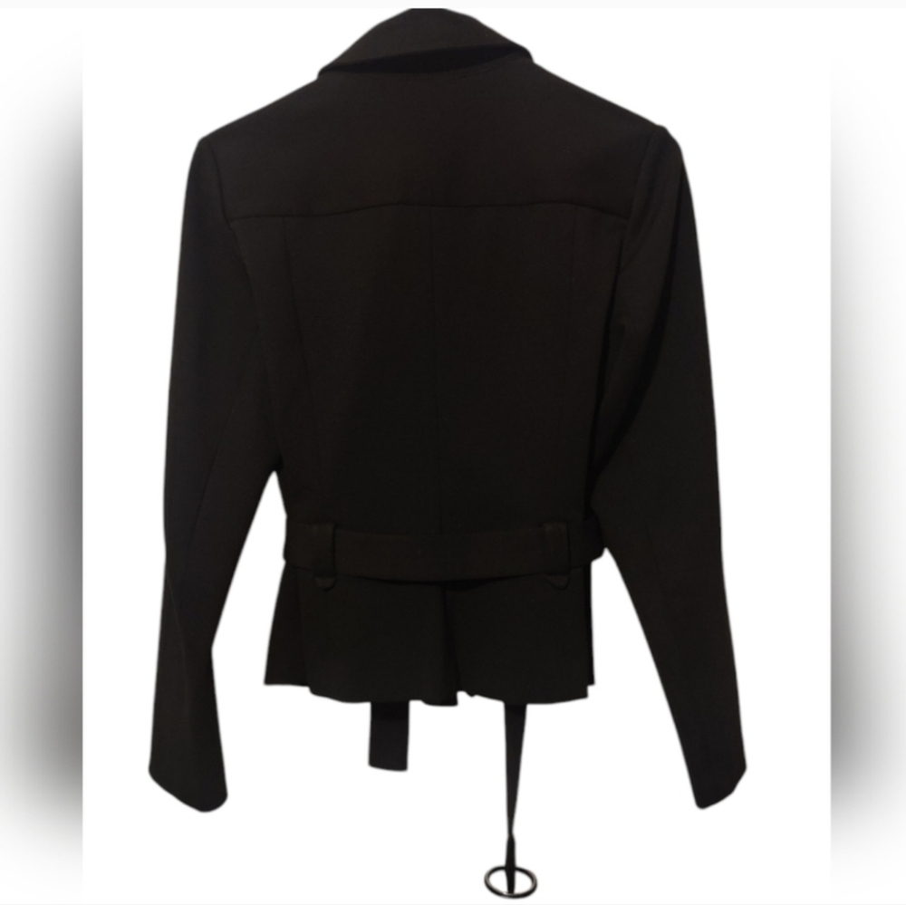 Black Rafaella Jacket with belt - Picture 2 of 3